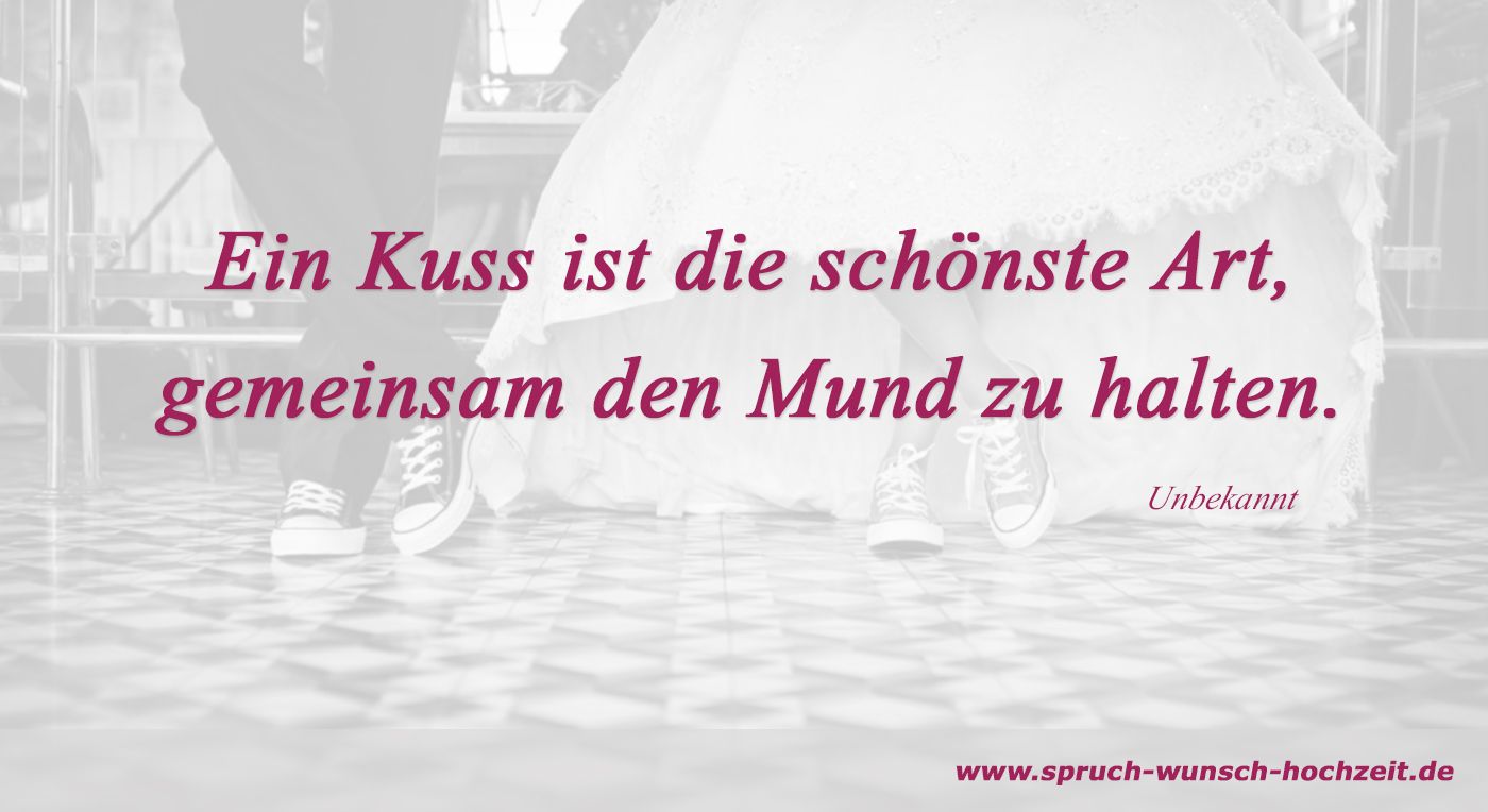 Lustiger Spruch zur Hochzeit